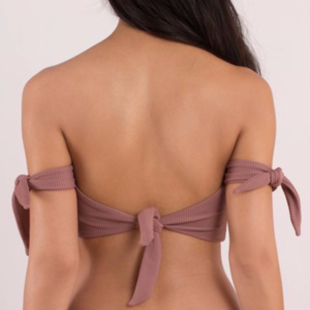 Mauve Bikini Bathing Suit Set